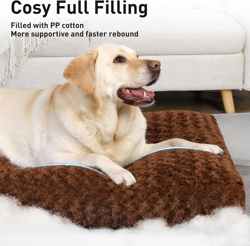 KSIIA Large Dog Bed Washable, Calming Dog Bed, | PetNestUK