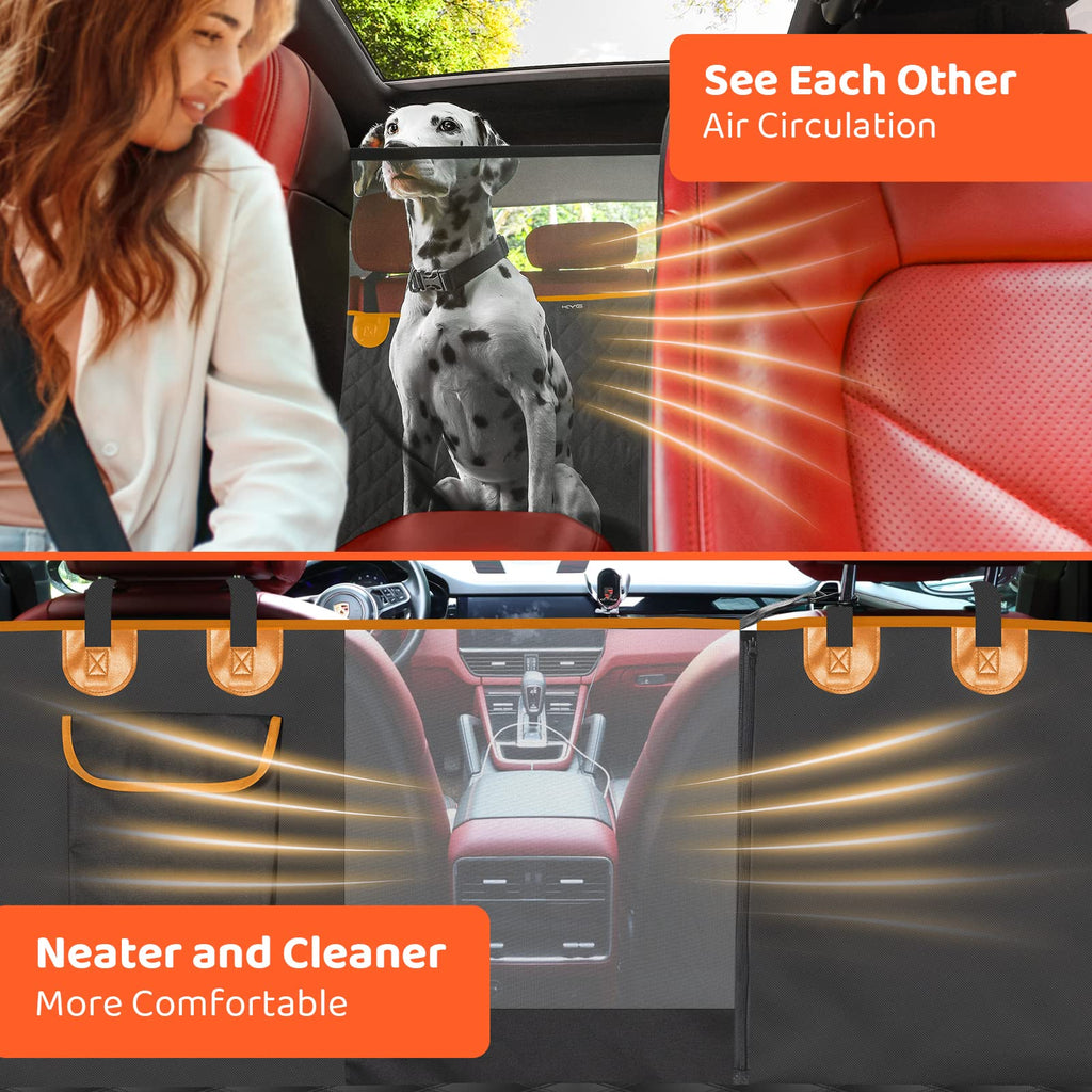 KYG Dog Car Seat Cover Dog Hammock For Car Back | PetNestUK
