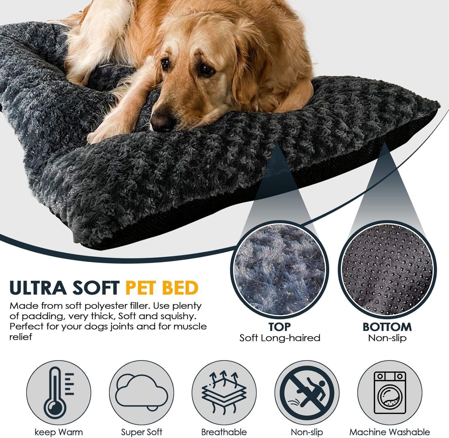 Victoria & Carter Large Dog Bed (102 x 70cm) | PetNestUK
