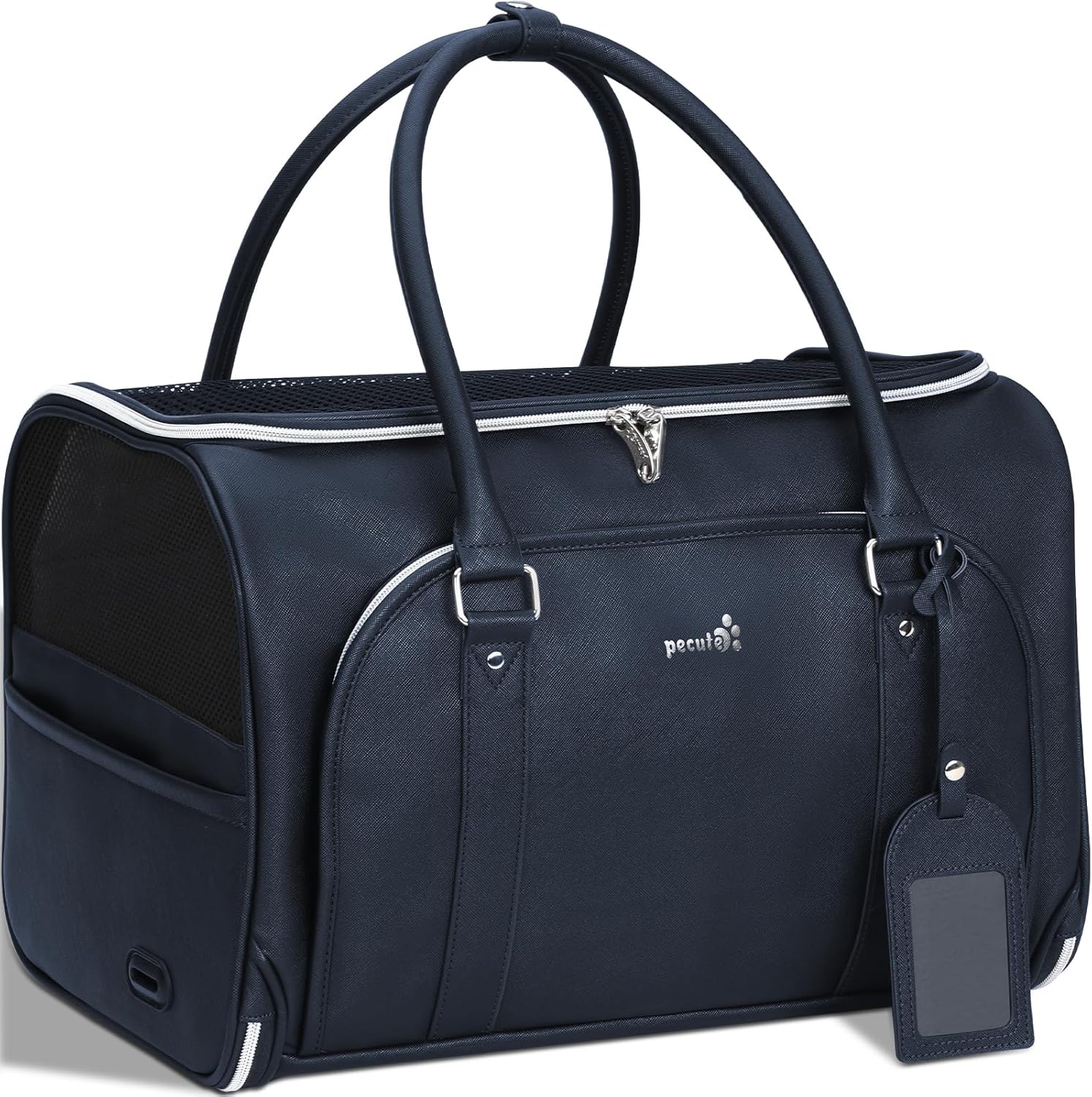 pecute® Cat Carrier, Elegant PU Material Cat | PetNestUK