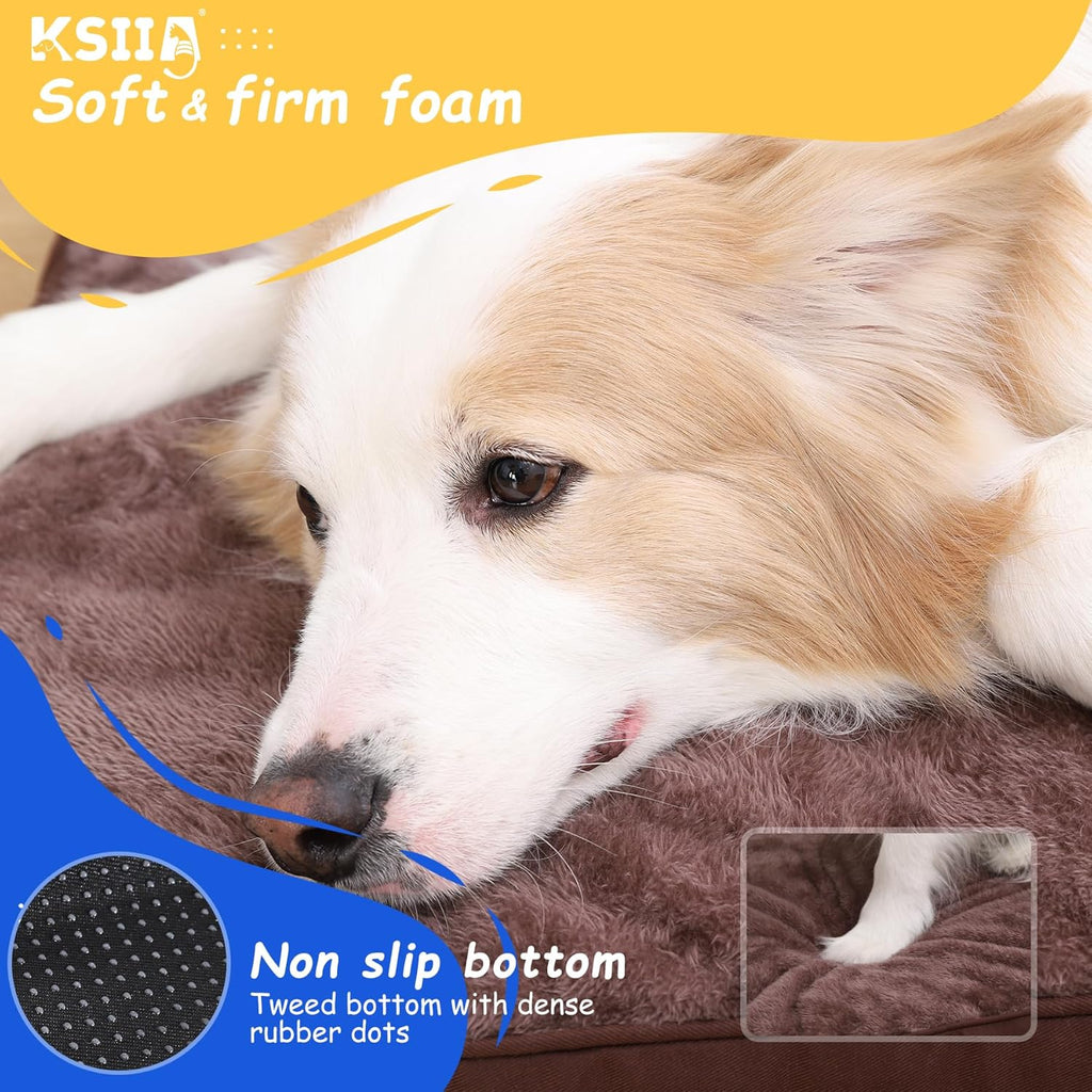 KSIIA Dog Beds Large Washable, Orthopedic Dog | PetNestUK