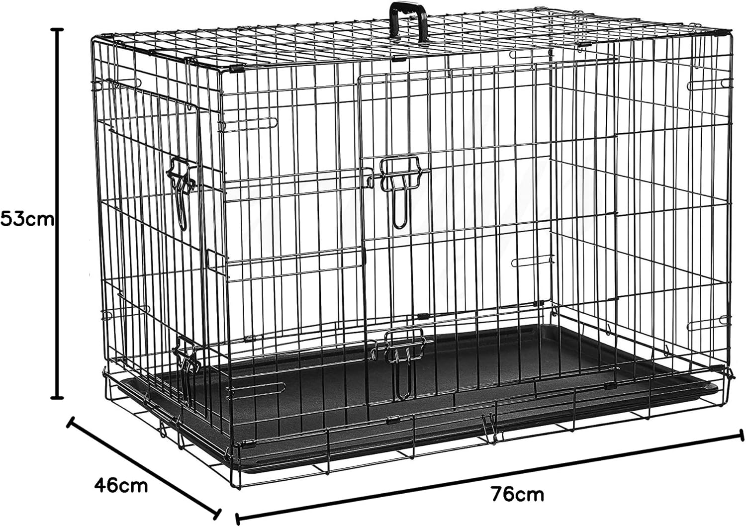 Cardys Dog Crate Puppy Pet Cage with Doors Easy | PetNestUK