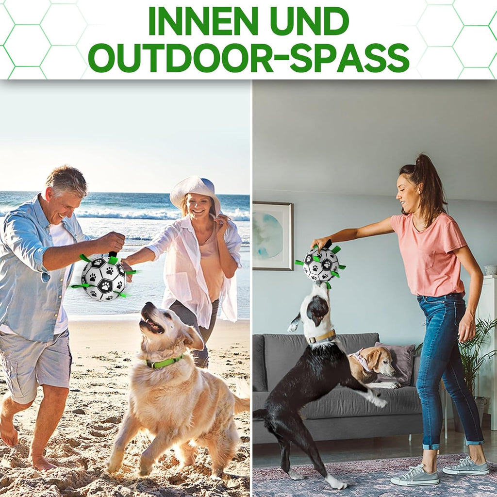 HETOO Interactive Dog Football Toys with Grab | PetNestUK