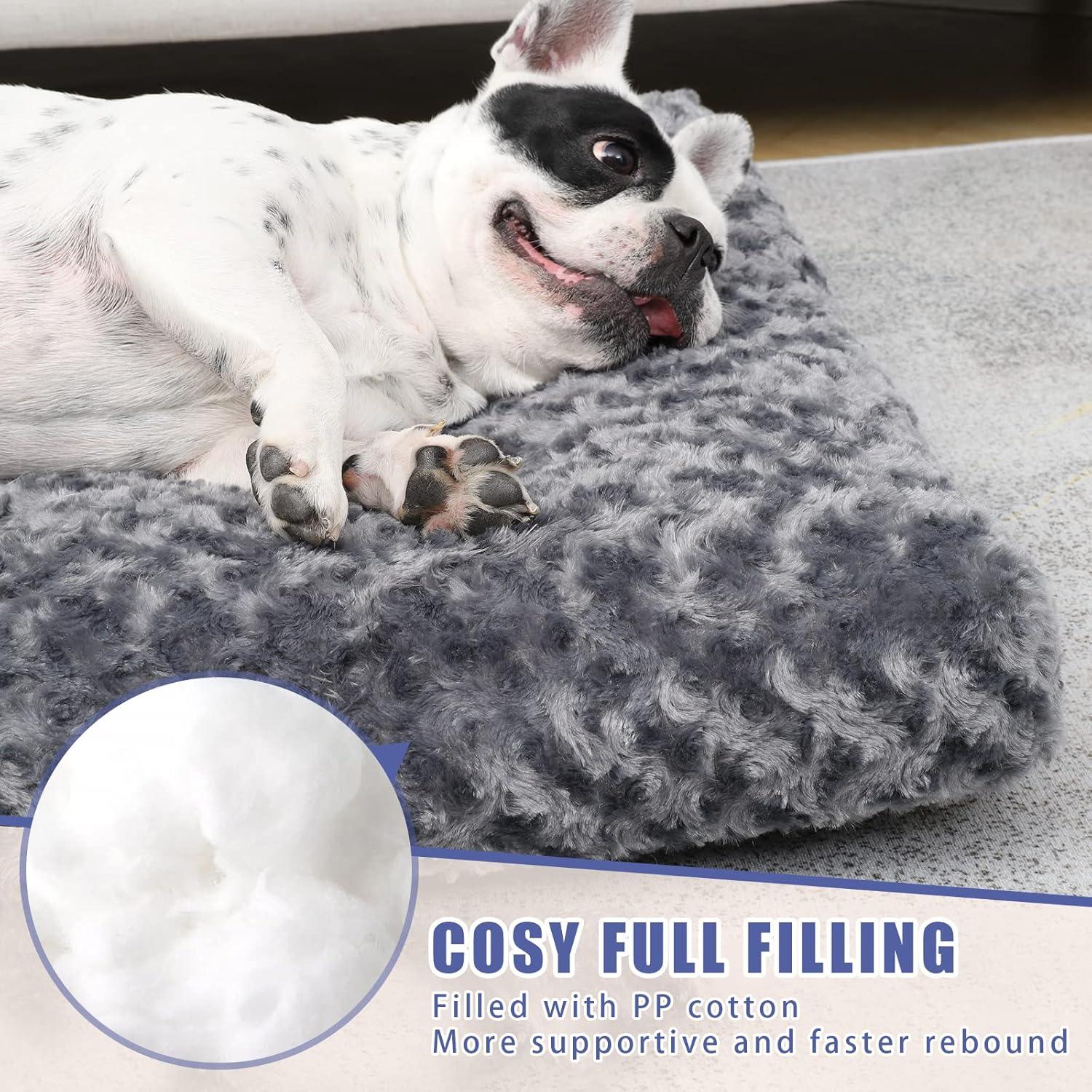 KSIIA Large Dog Bed Washable, Calming Dog Bed, | PetNestUK