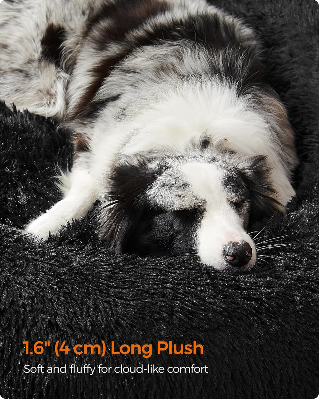 Feandrea Plush Donut Pet Bed