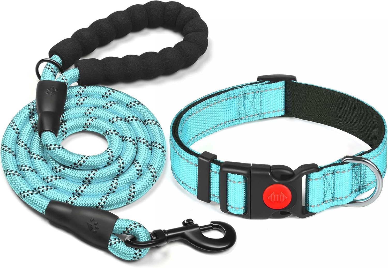 haapaw Reflective Dog Collar Padded with Soft | PetNestUK