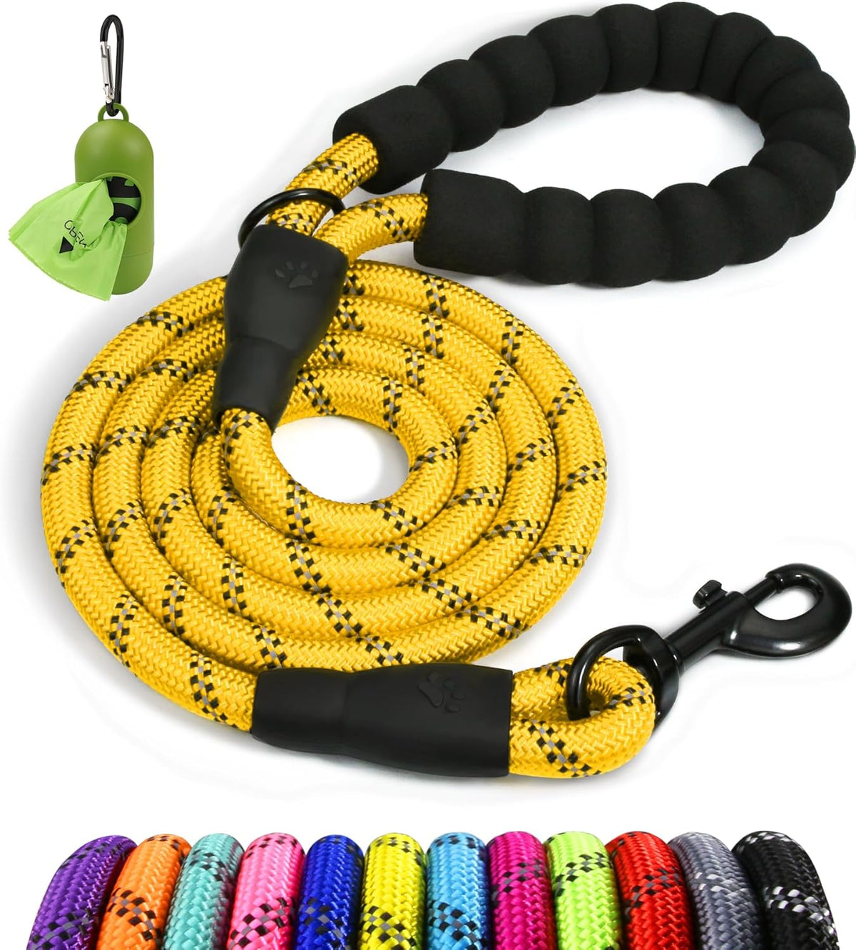 Taglory Rope Dog Lead with Padded Handle