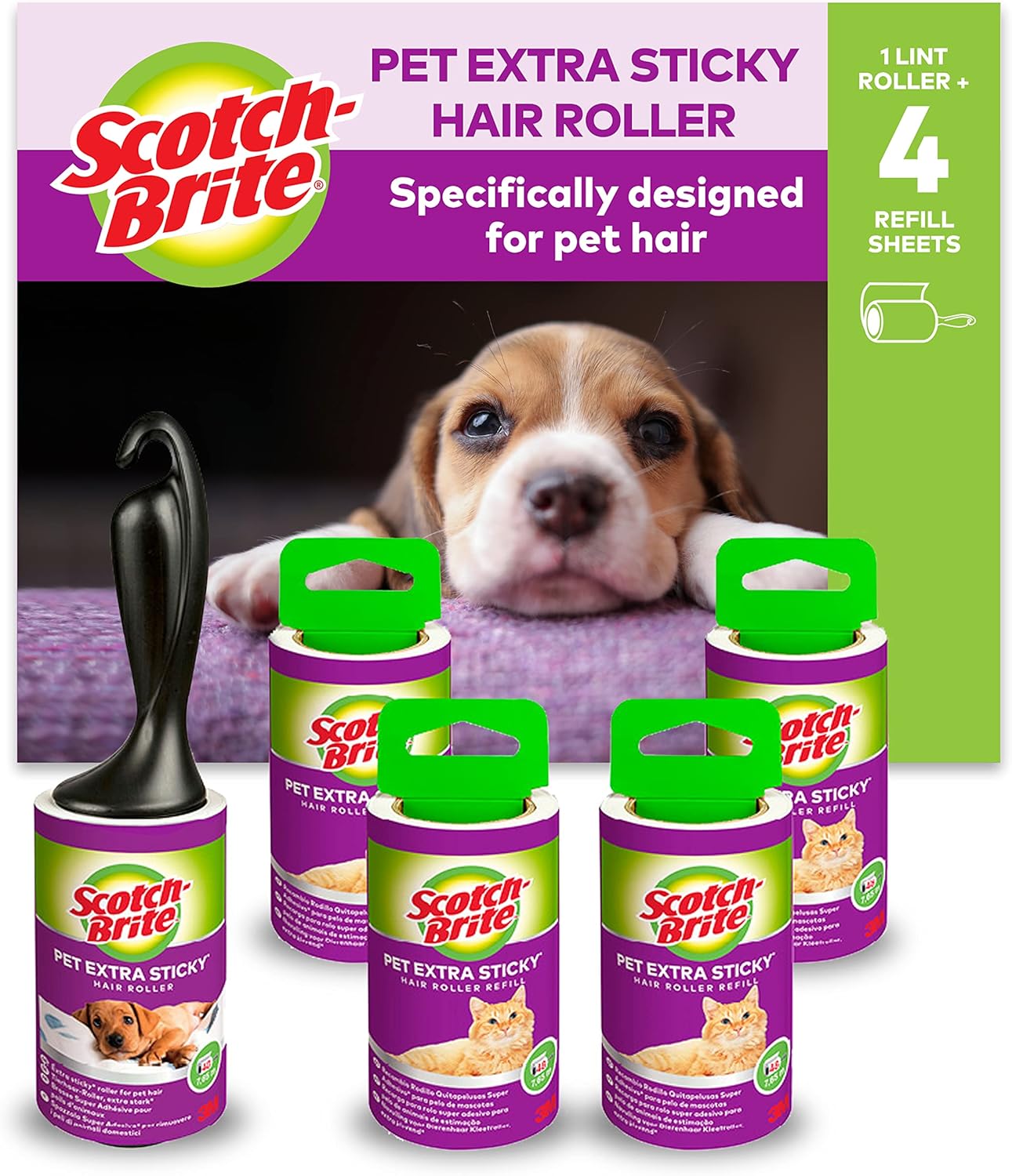 Scotch-Brite Pet Extra Sticky Hair Roller | PetNestUK