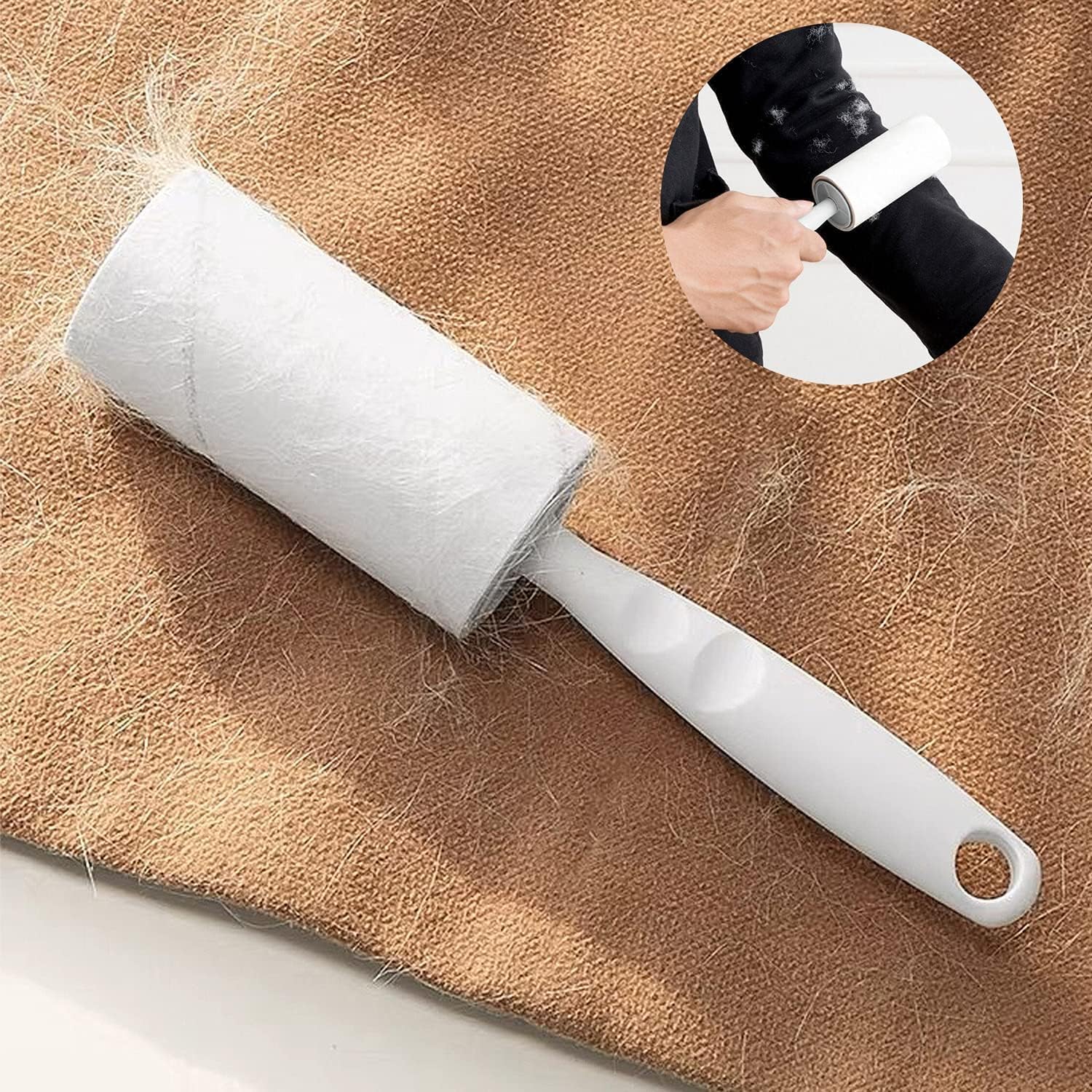MELERIO Lint Rollers 6 Refills Full 420 Sheets | PetNestUK