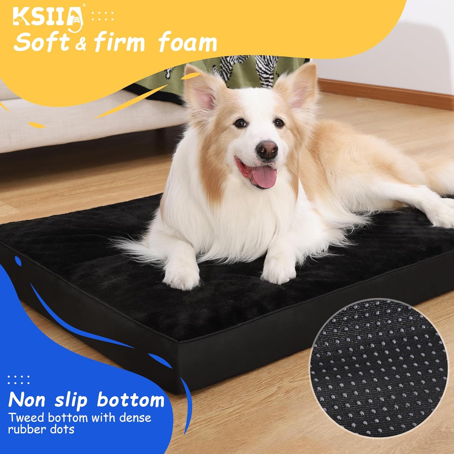 KSIIA Dog Beds Large Washable, Orthopedic Dog | PetNestUK