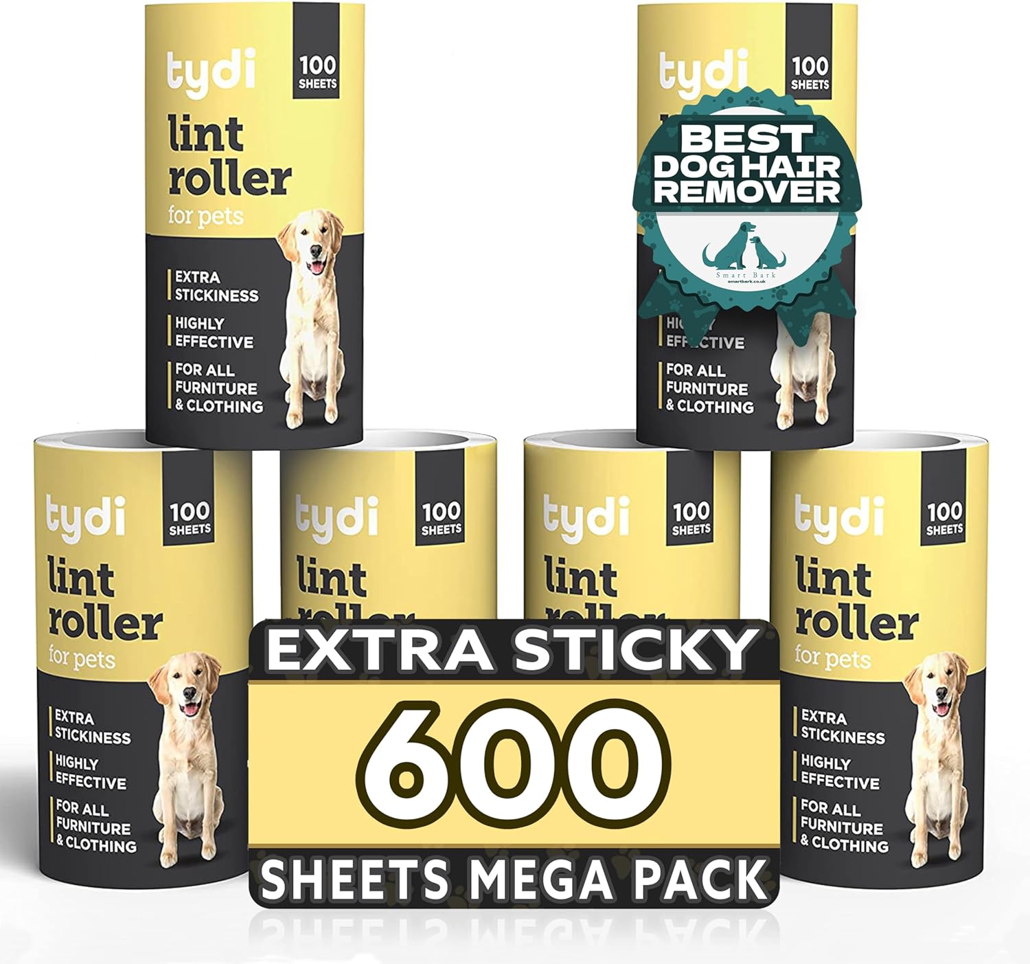Tydi Pet Lint Roller Value Pack | PetNestUK