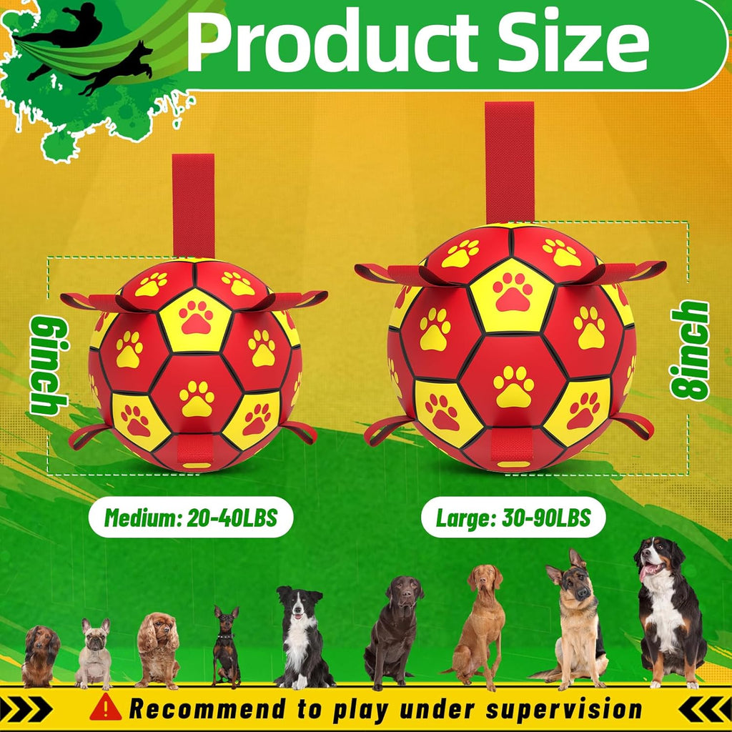 HETOO Dog Football with Grab Tabs