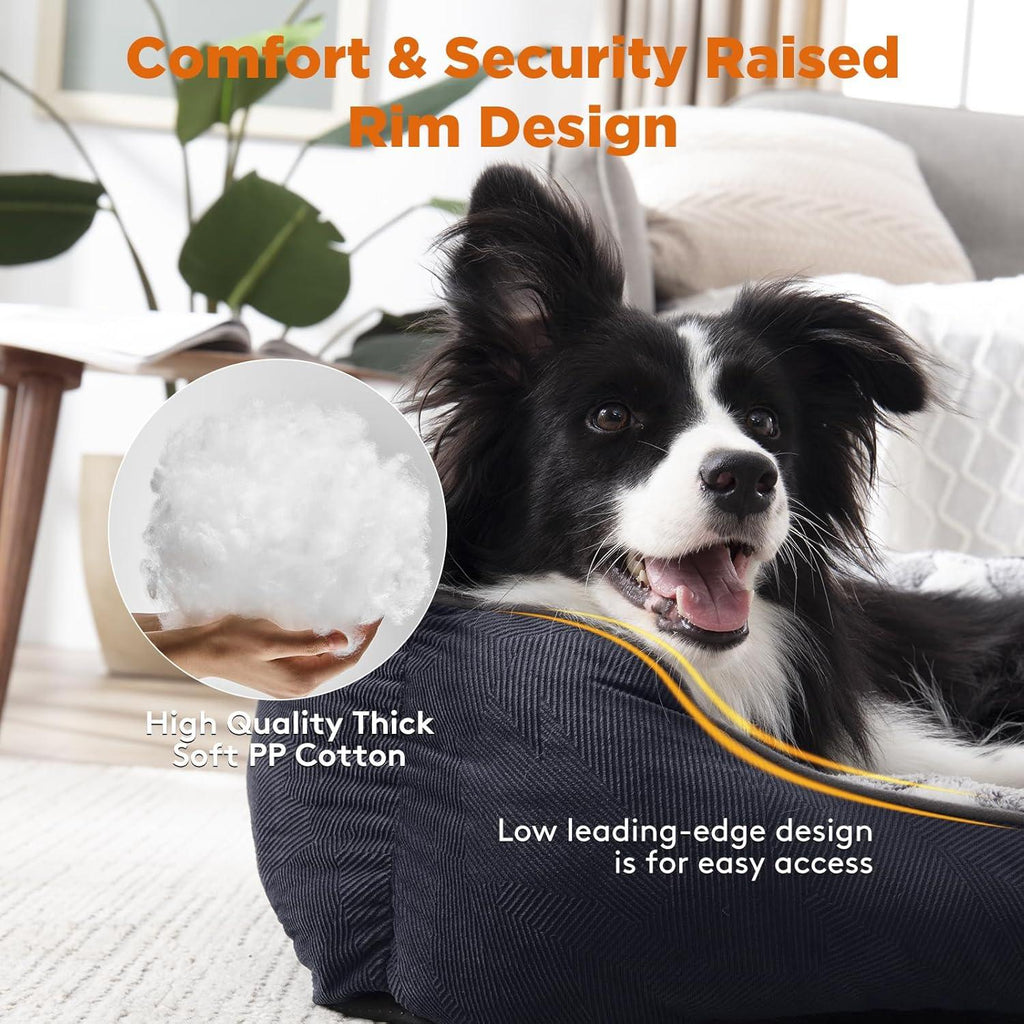MIXJOY Dog Bed Washable, Super Soft Cosy Dog | PetNestUK