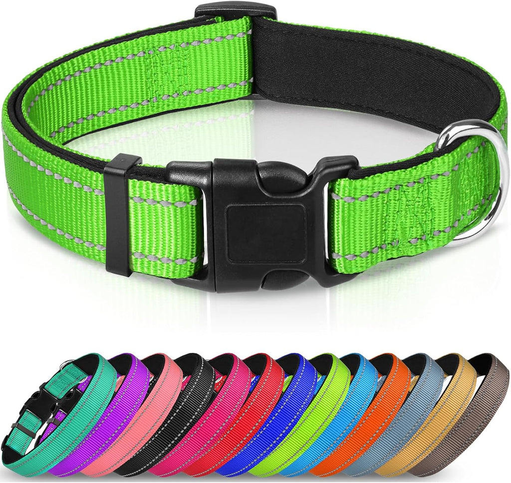 Joytale Reflective Dog Collar with Neoprene Padding