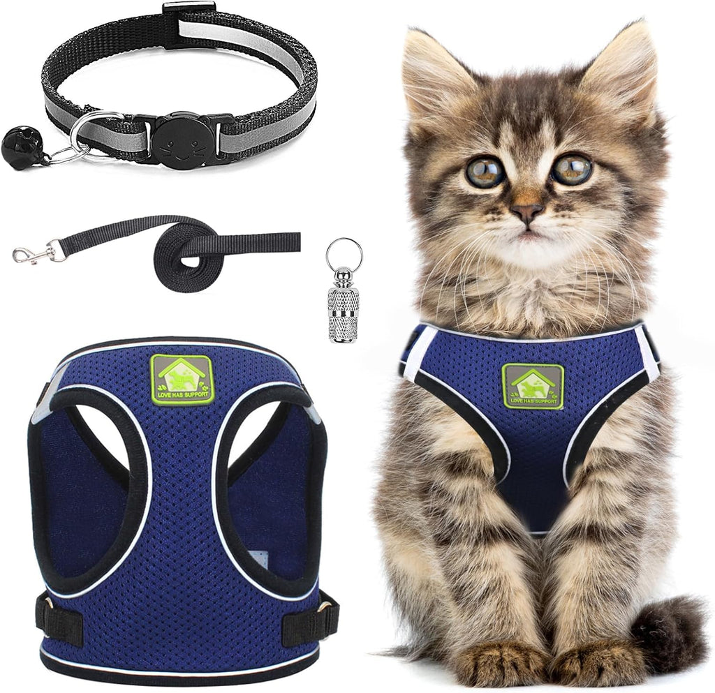 Reflective Mesh Pet Harness and Lead Set