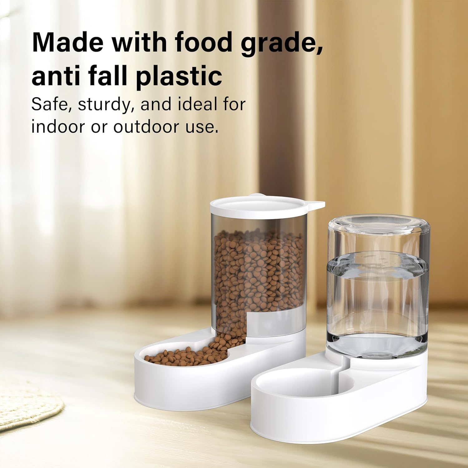 Automatic Food Feeder and Waterer Set 3.2L, 2 | PetNestUK