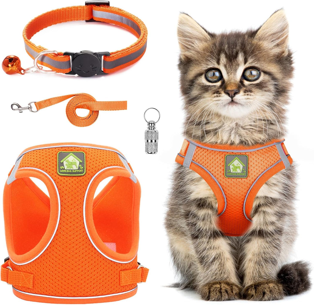 Reflective Mesh Pet Harness and Lead Set