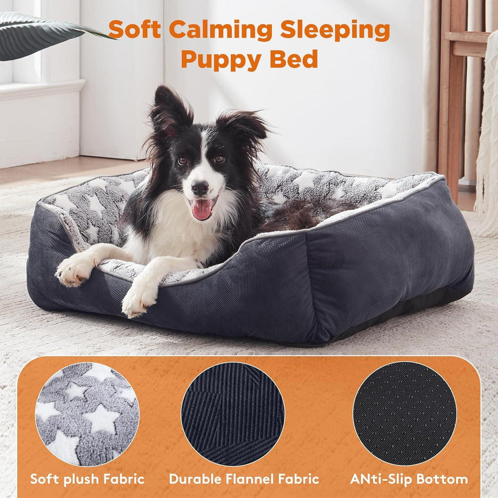 MIXJOY Dog Bed Washable, Super Soft Cosy Dog | PetNestUK