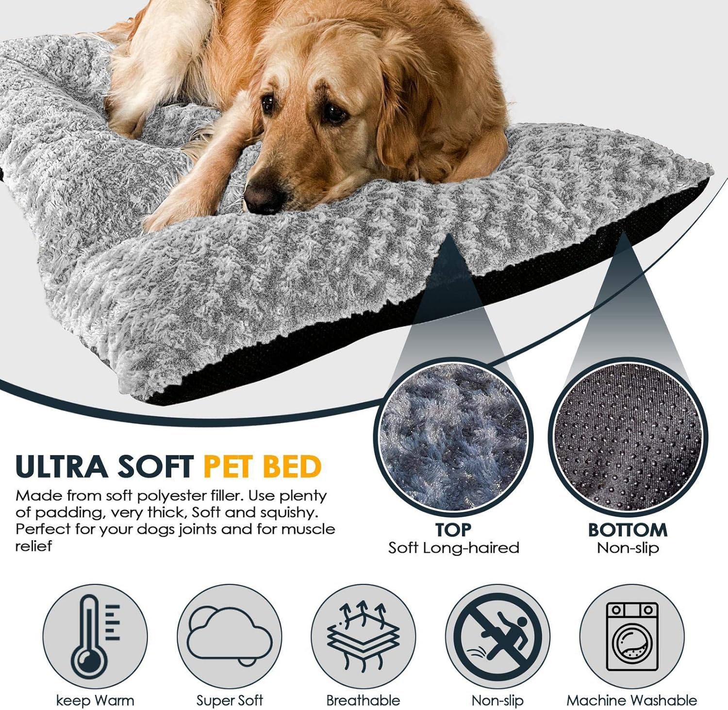 Victoria & Carter Large Dog Bed (102 x 70cm) | PetNestUK