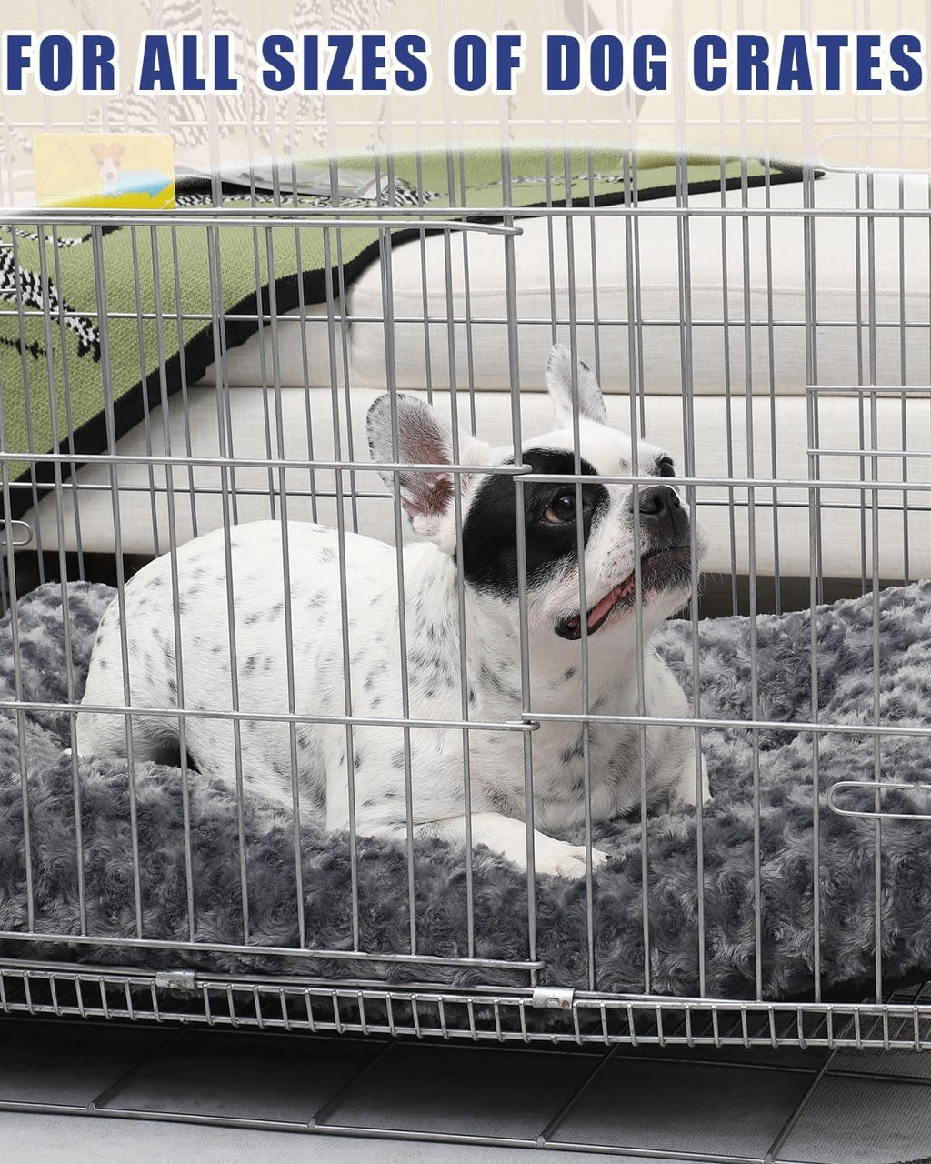 KSIIA Large Dog Bed Washable, Calming Dog Bed, | PetNestUK