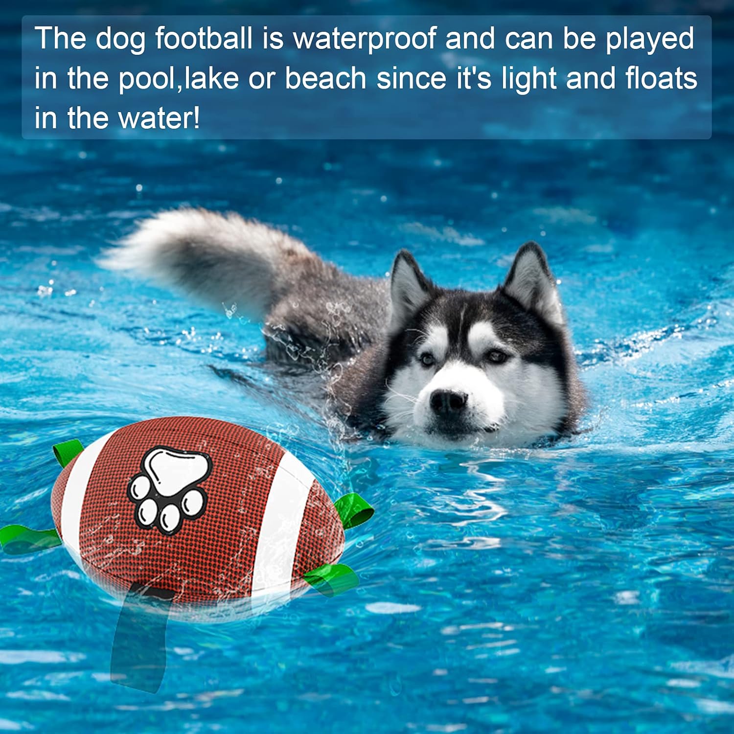 HETOO Interactive Dog Football Toys with Grab | PetNestUK