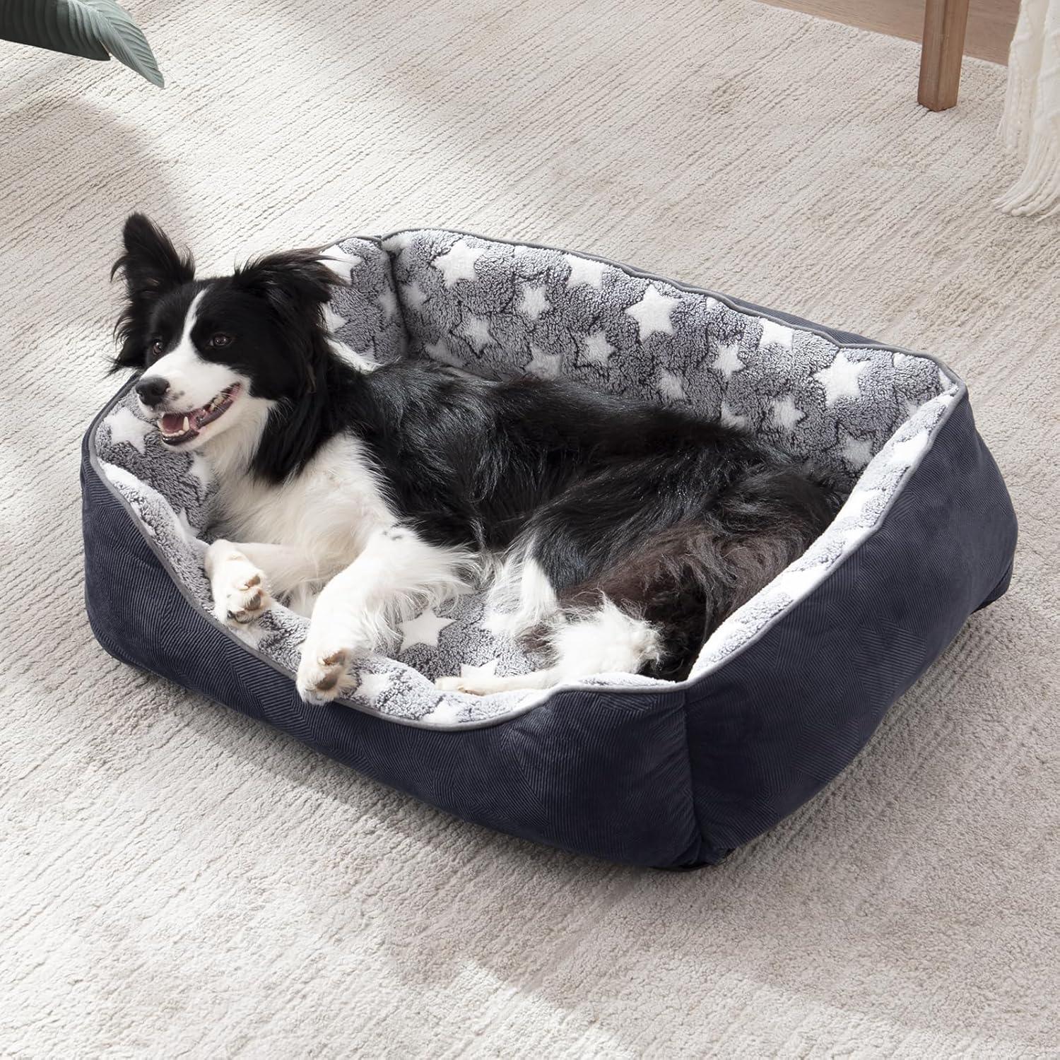 MIXJOY Dog Bed Washable, Super Soft Cosy Dog | PetNestUK