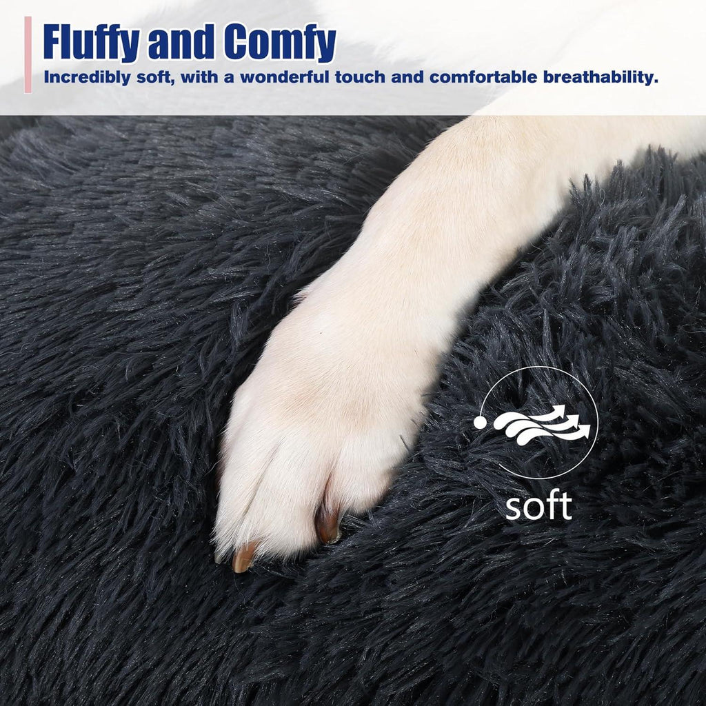 KSIIA Large Dog Bed Washable, Calming Dog Bed, | PetNestUK