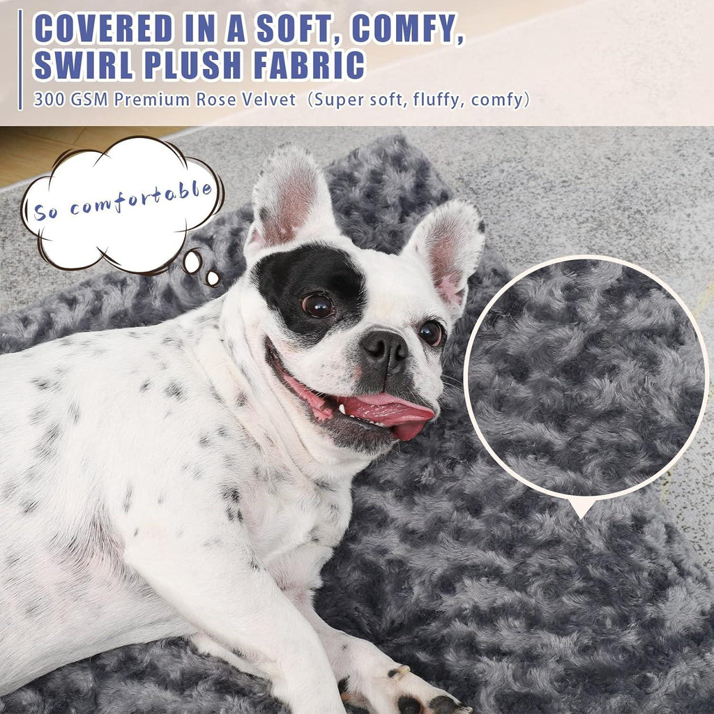 KSIIA Large Dog Bed Washable, Calming Dog Bed, | PetNestUK