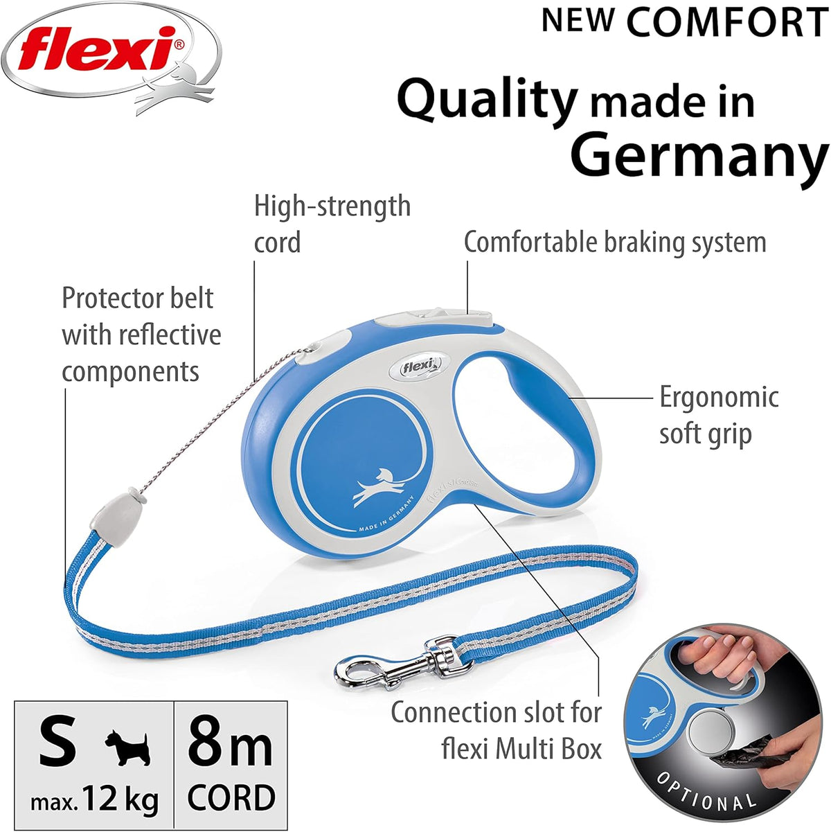 flexi New Classic Retractable Tape Dog Lead