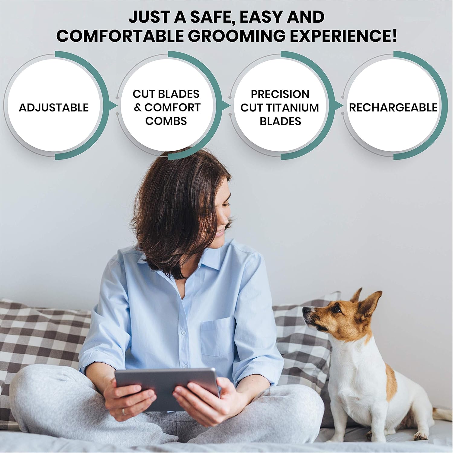 Pet UnionProfessional Dog Grooming Kit | PetNestUK