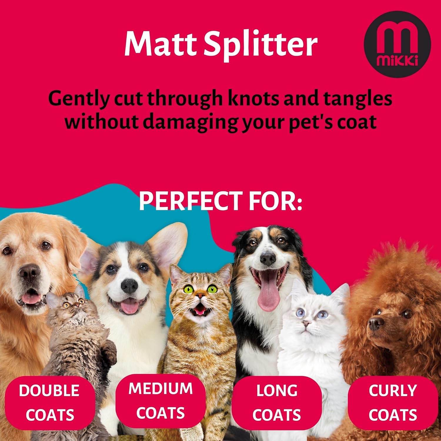 Mikki Dog, Puppy, Cat Matt Splitter | PetNestUK