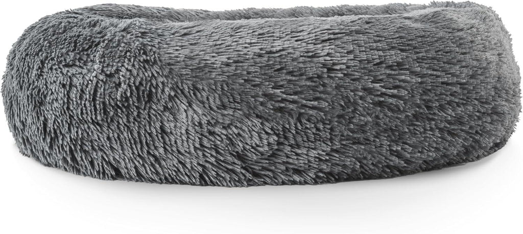Woof & Whiskers Faux-Fur Donut Pet Bed