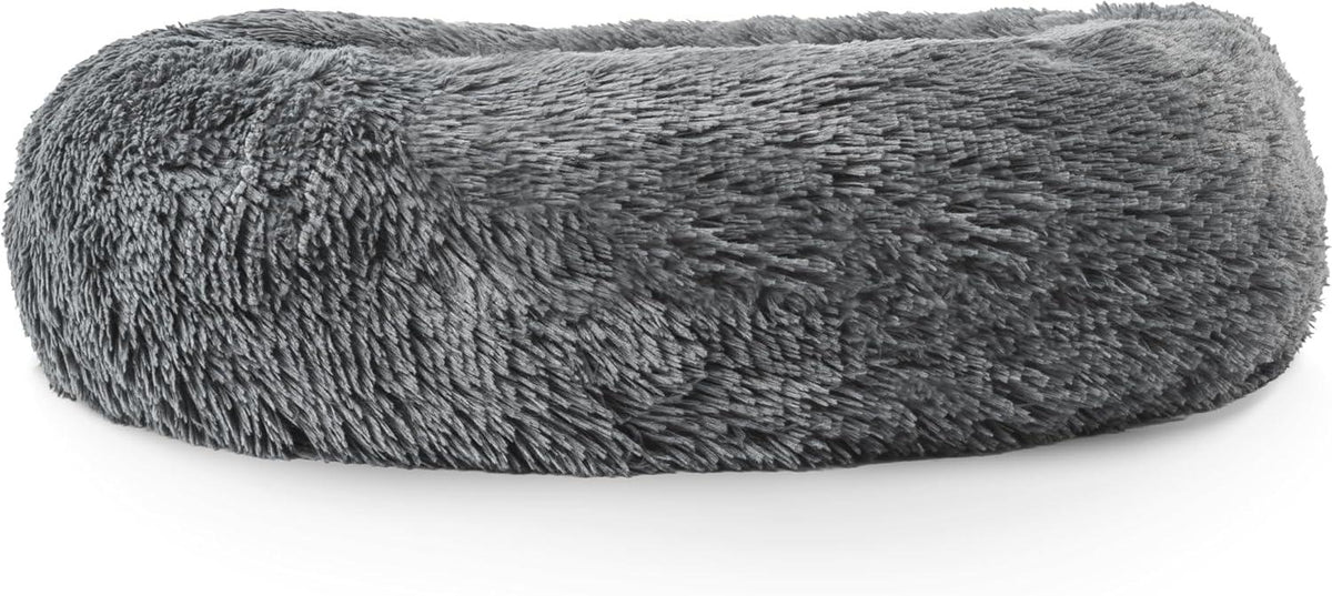 Woof & Whiskers Faux-Fur Donut Pet Bed