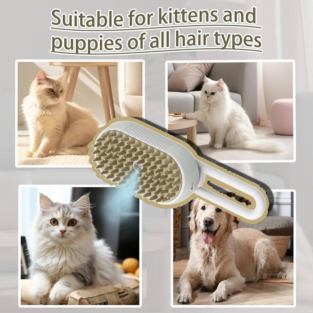 Cat Steam Brush for Shedding Cloud Care Cat | PetNestUK