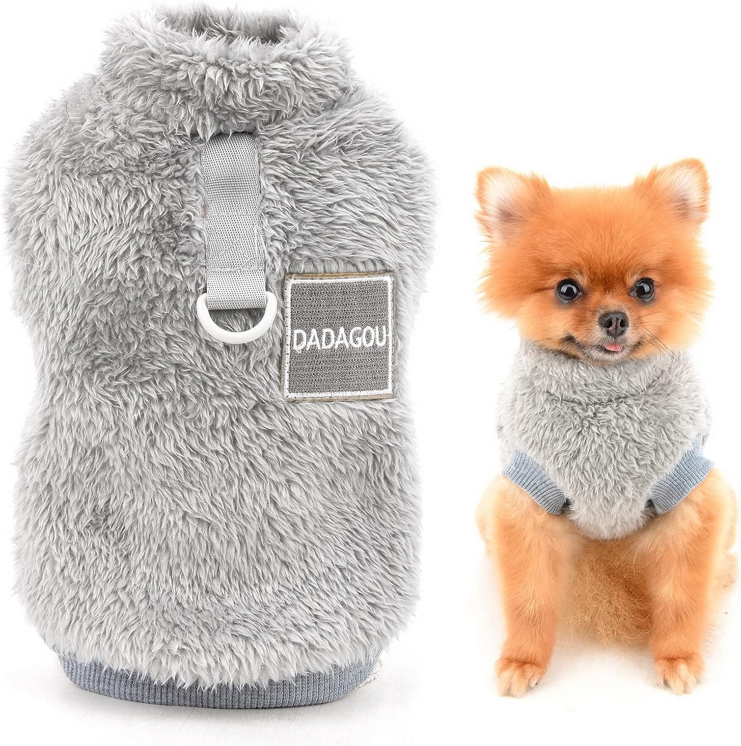 SMALLLEE_LUCKY_STORE Pet Sherpa Fleece Jumper | PetNestUK
