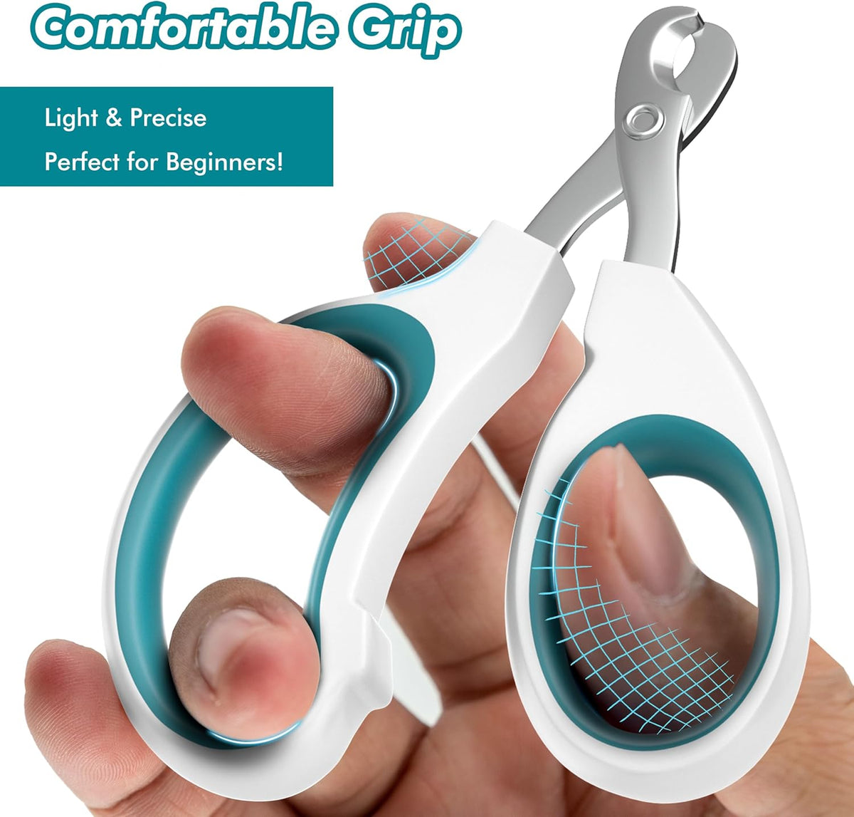 Stainless-Steel Nail Clippers for Small Pets