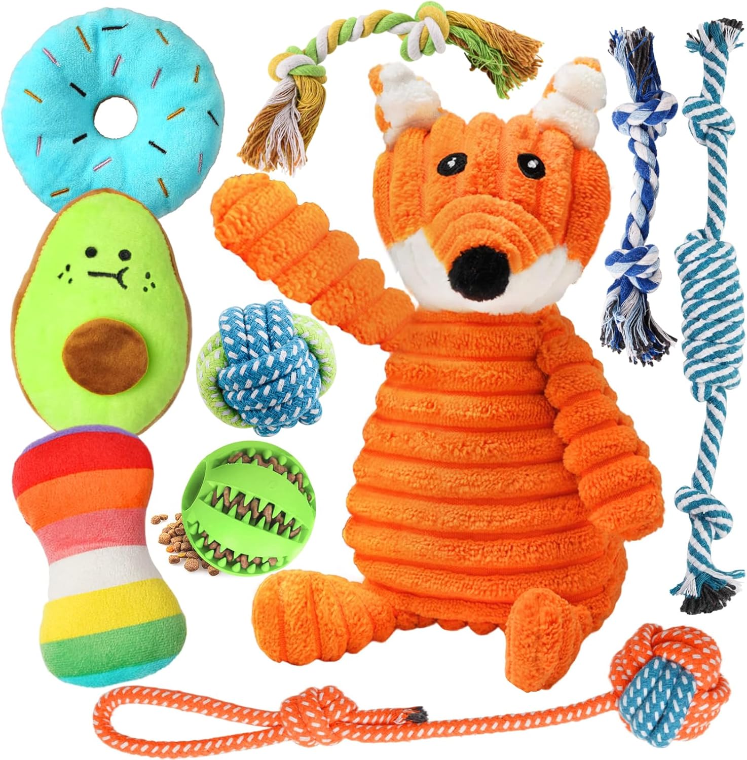 10 Pack Luxury Puppy Toys for Teething Small | PetNestUK