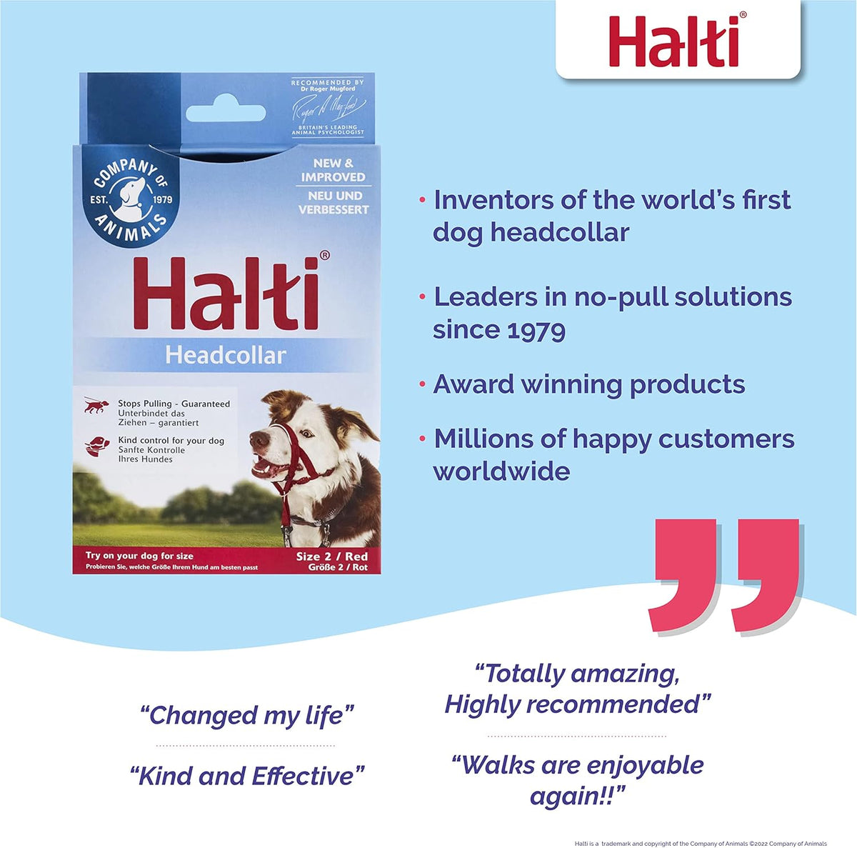 HALTI Adjustable Dog Headcollar