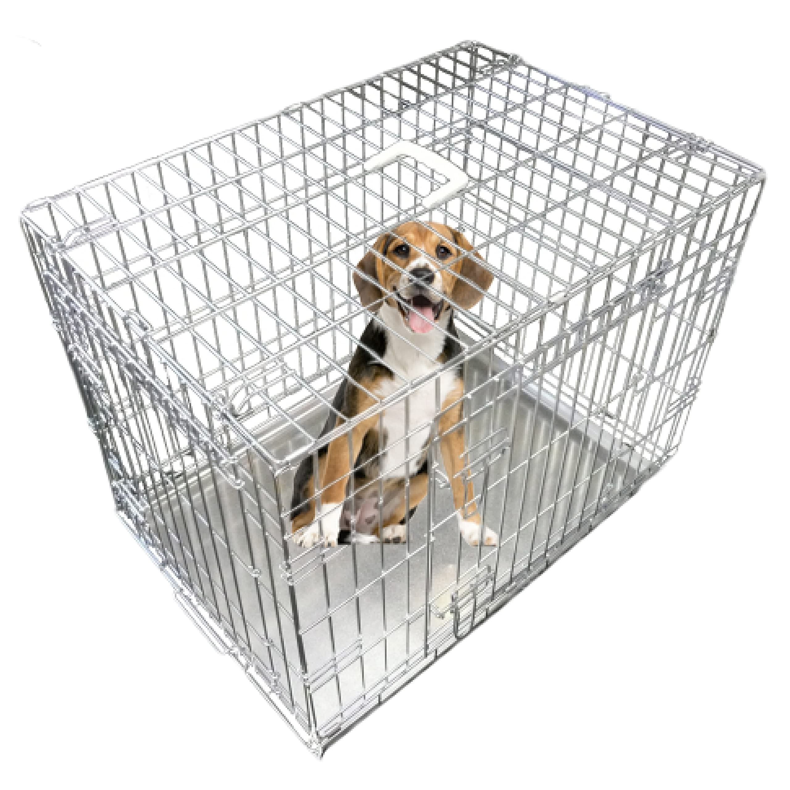 Ellie-Bo Standard Folding 2-Door Dog Cage/Crate | PetNestUK