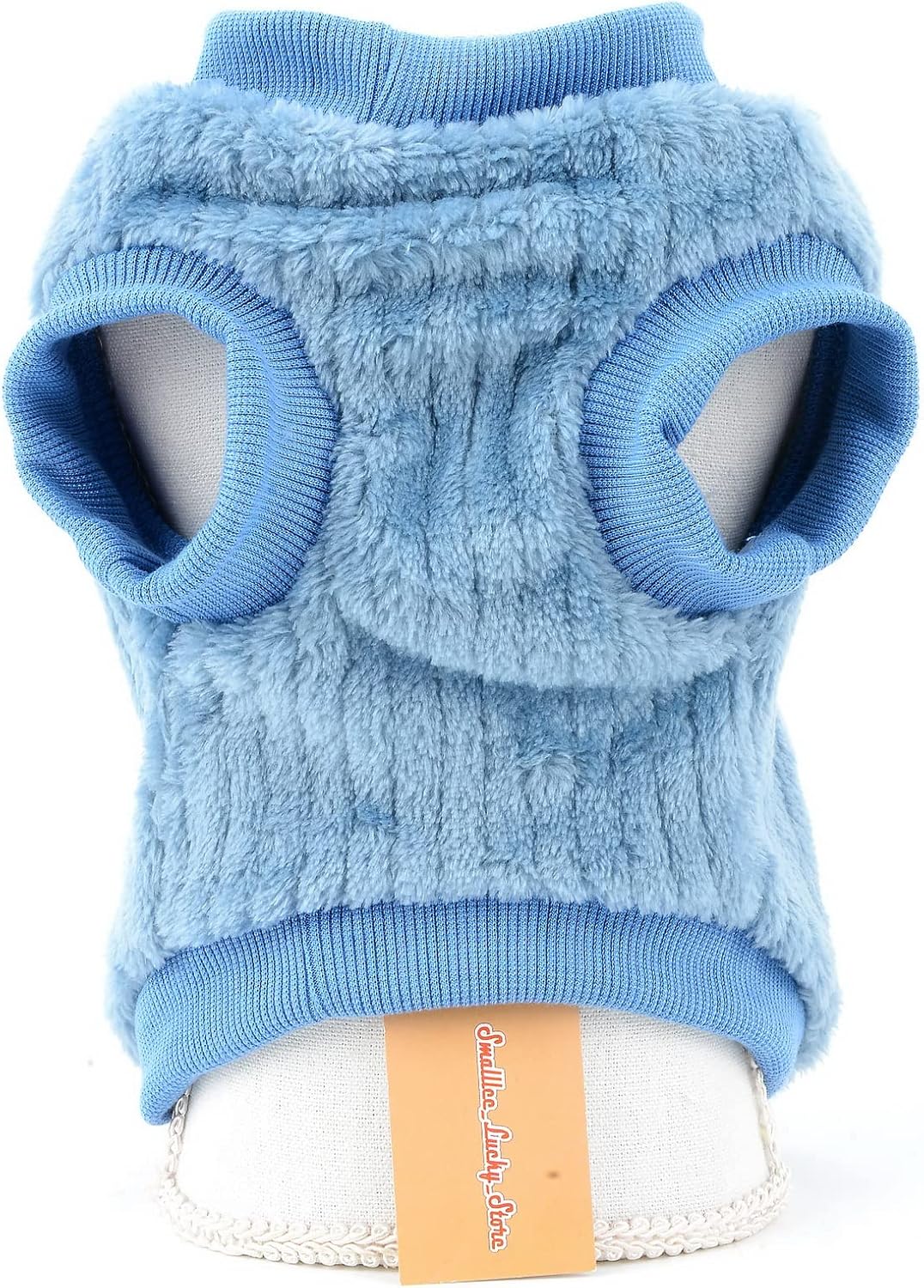SMALLLEE_LUCKY_STORE Pet Ribbed Fleece Jumpers | PetNestUK