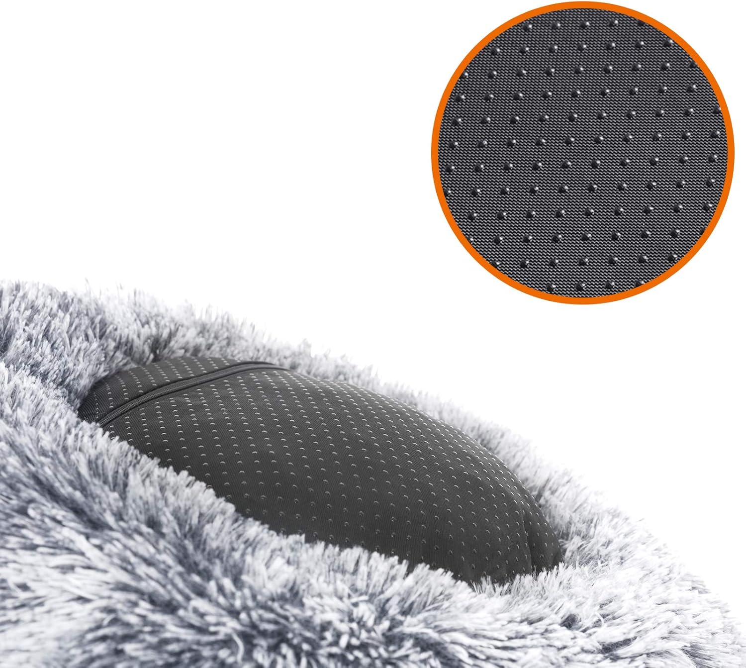Feandrea Dog Bed, Donut Cat Bed, Fluffy Calming | PetNestUK