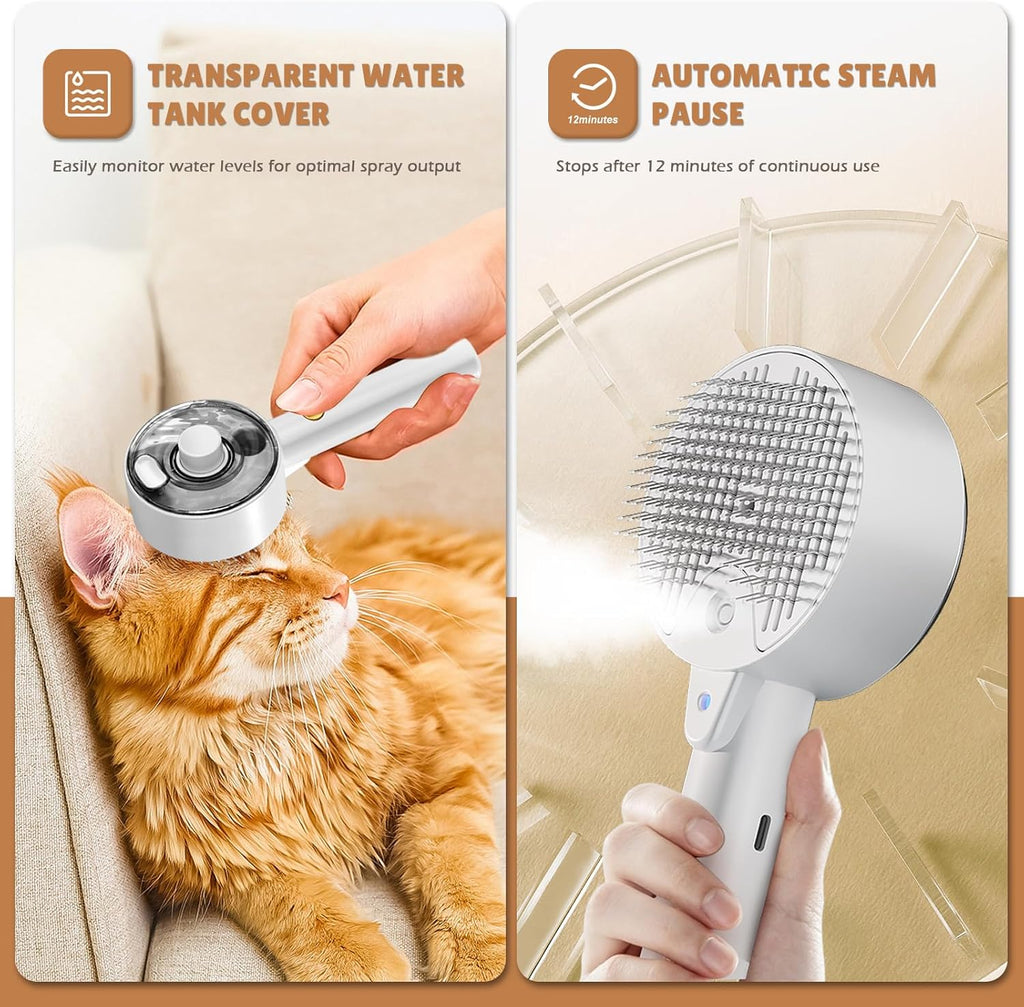 Spritz Defur Comb For Cats 2024 Cat Steam Brush | PetNestUK