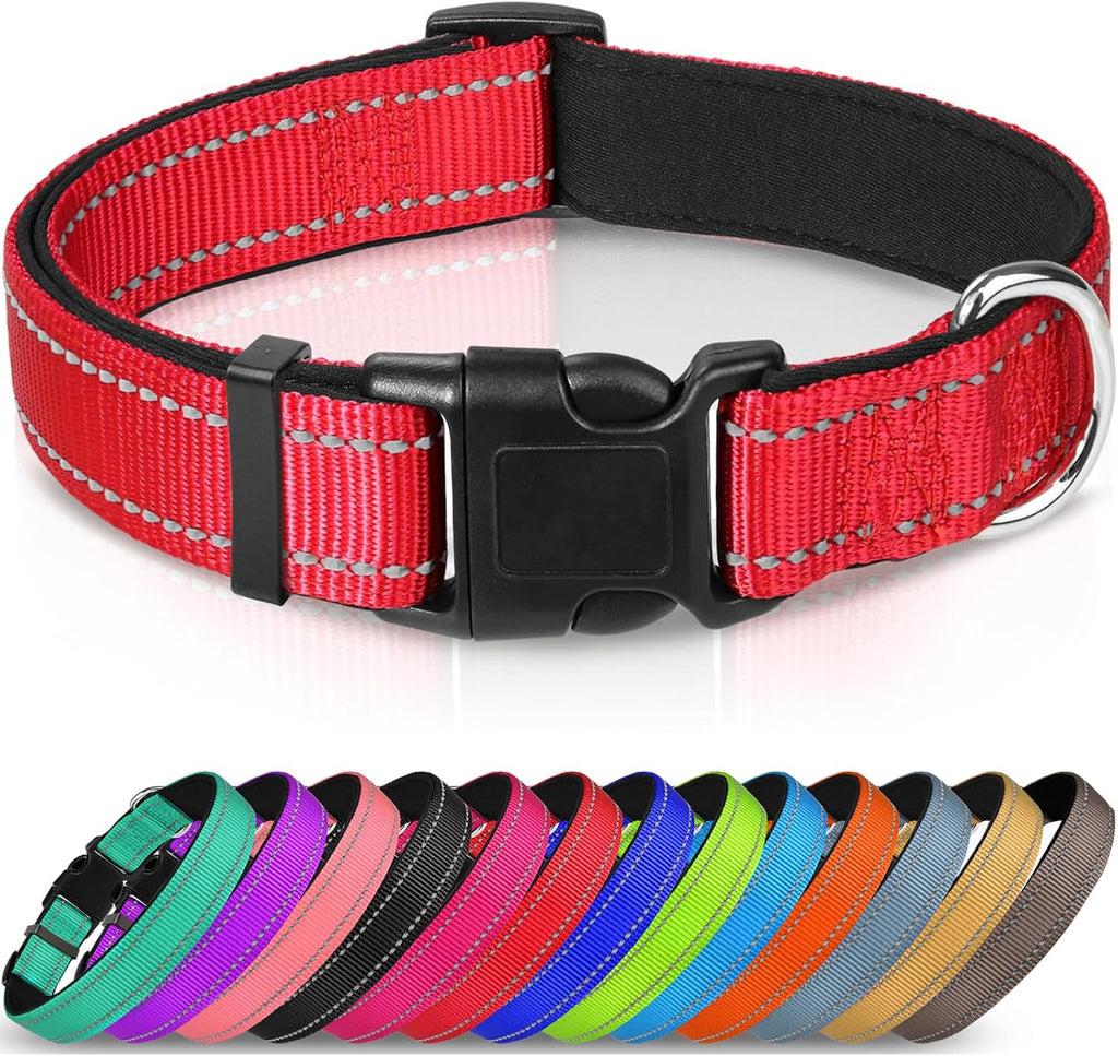 Joytale Reflective Dog Collar with Neoprene Padding