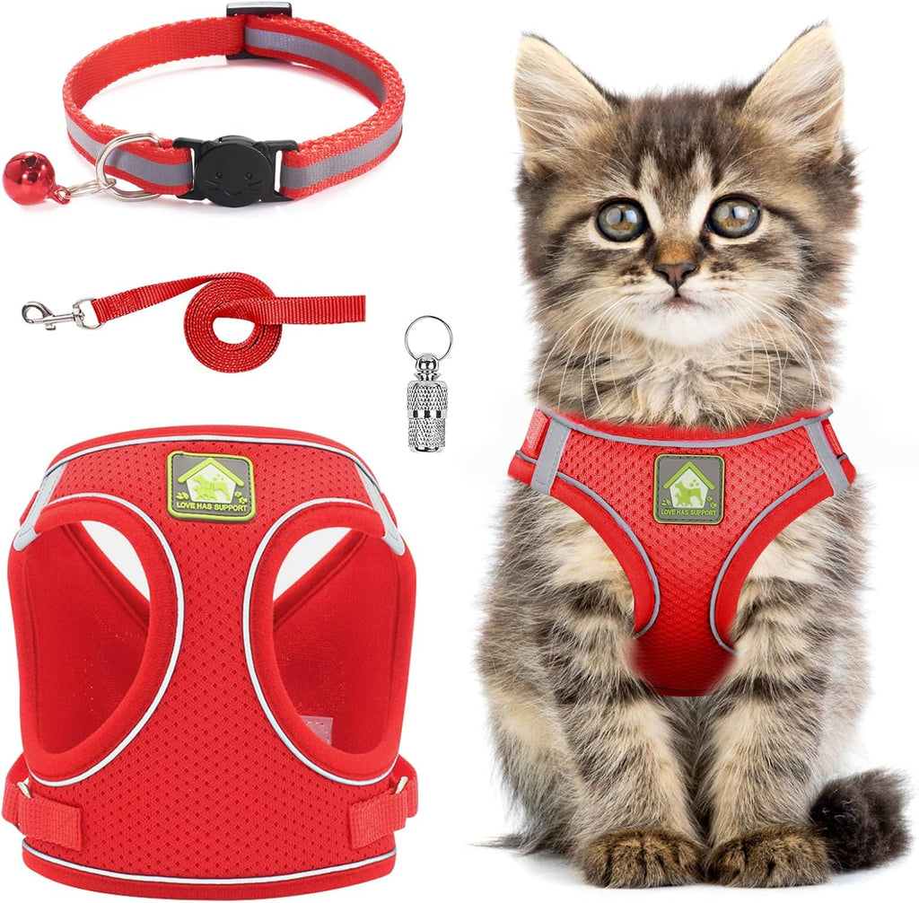 Reflective Mesh Pet Harness and Lead Set