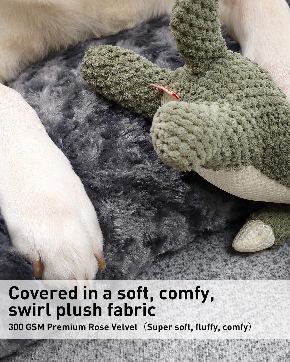 KSIIA Large Dog Bed Washable, Calming Dog Bed, | PetNestUK