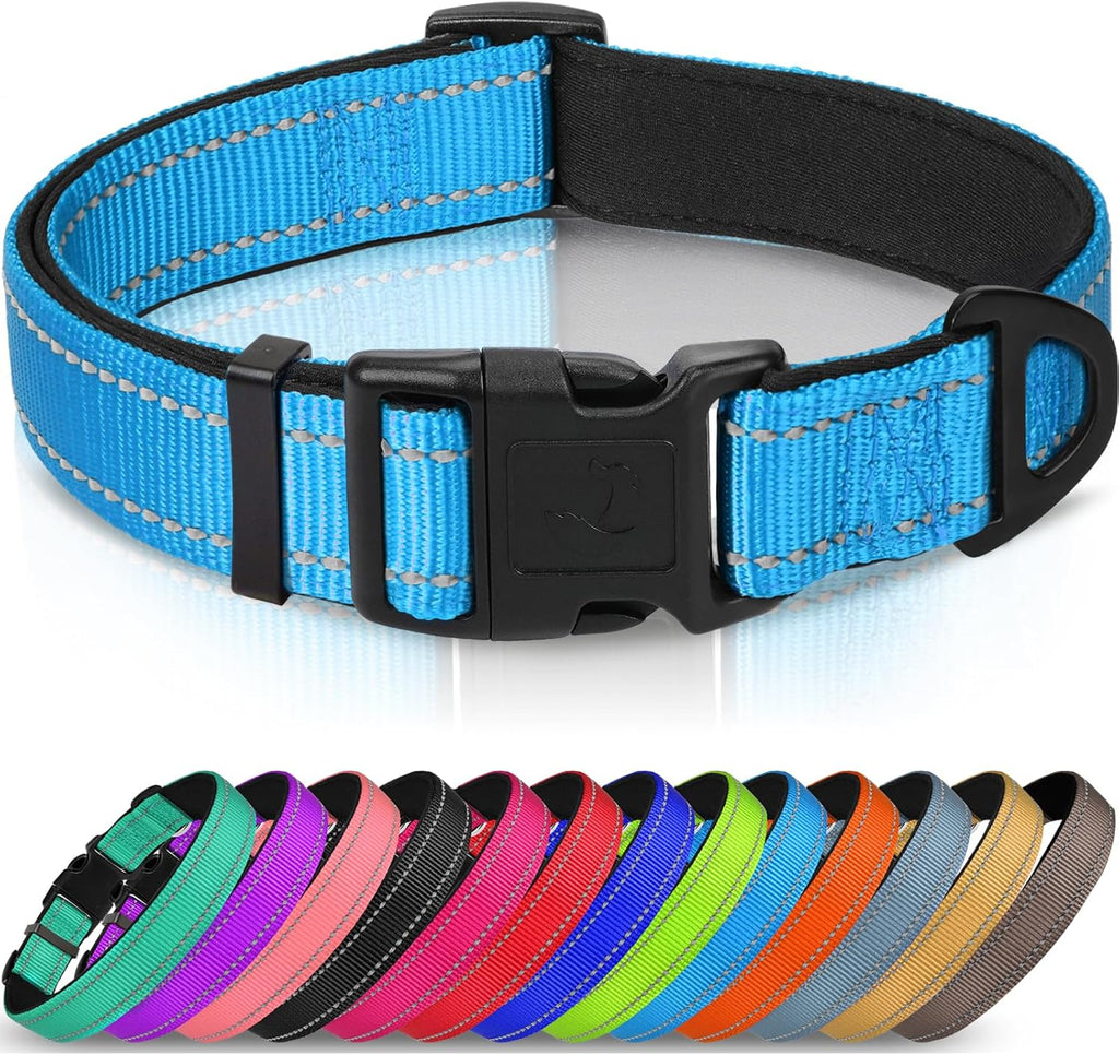 Joytale Reflective Dog Collar with Neoprene Padding