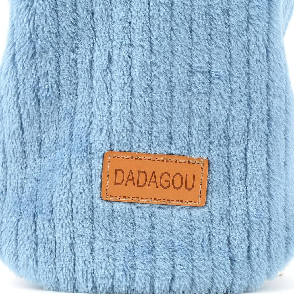 SMALLLEE_LUCKY_STORE Pet Ribbed Fleece Jumpers | PetNestUK