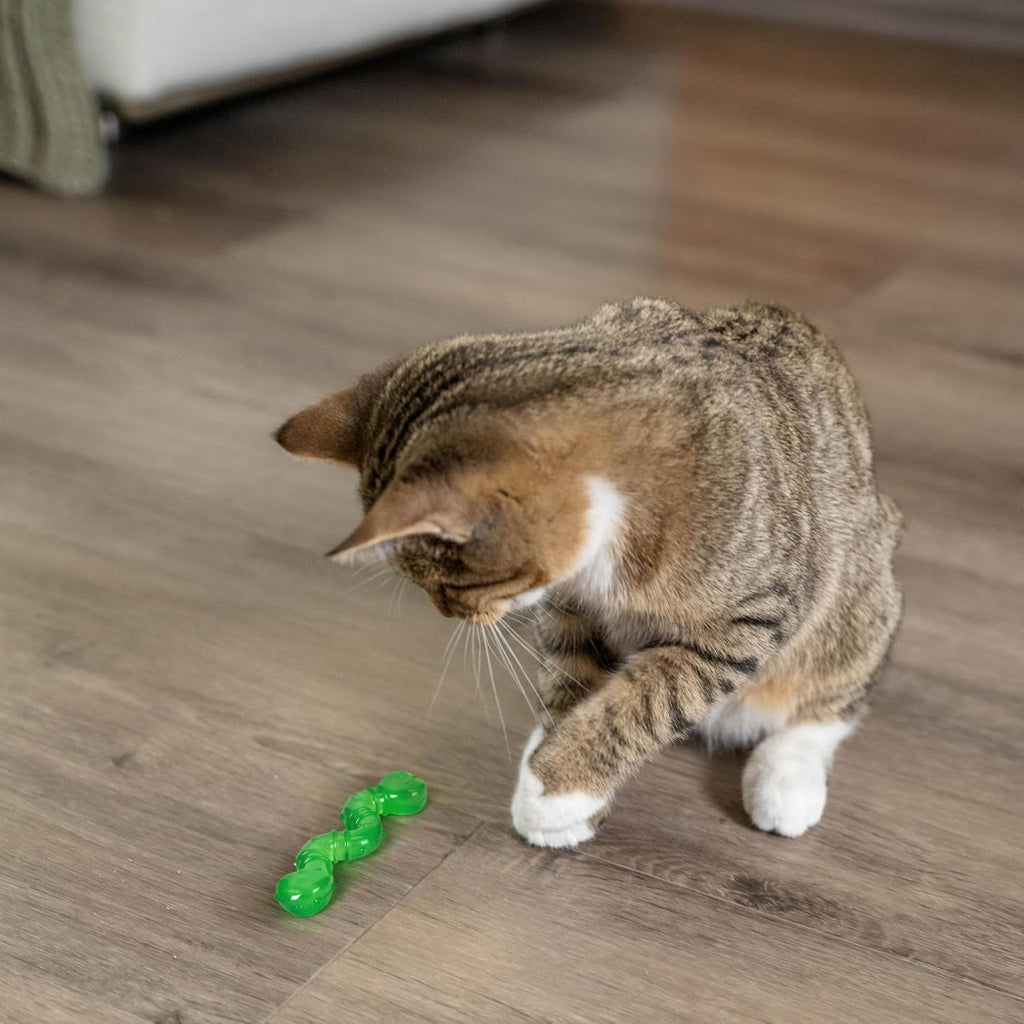 Catstages Orkakat Wiggle Worm Dental Catnip Cat | PetNestUK