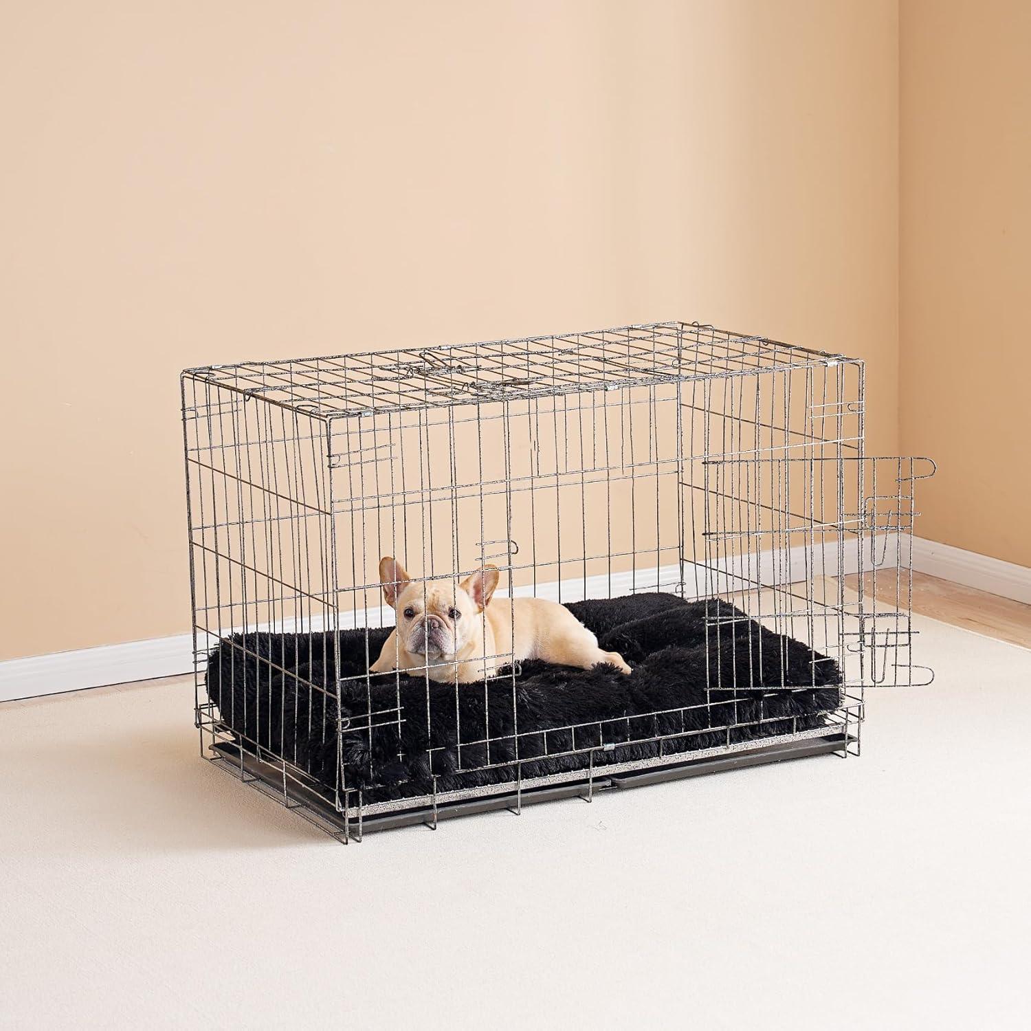 EHEYCIGA Calming Dog Bed Medium, Fluffy Anti | PetNestUK