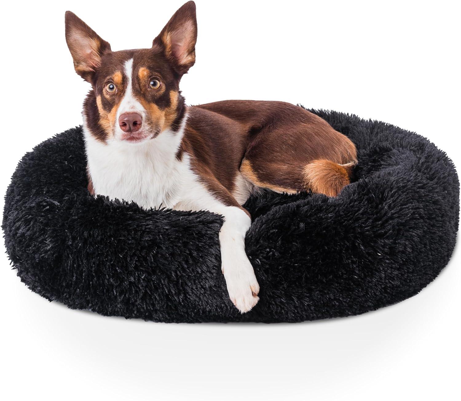 Woof & Whiskers Donut Beds For Dogs Grey Dog Bed | PetNestUK